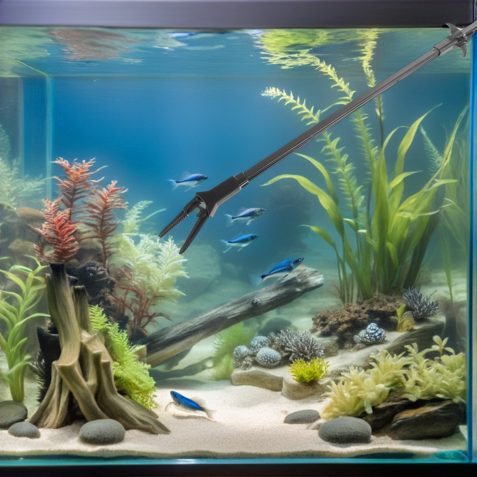 Planted Aquarium Tips - Pince longue pour aquarium, 3 pièces,
