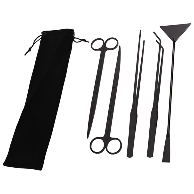 Aquarium Planted Sand - Ensemble d'outils d'aquascaping en acier inoxydable
