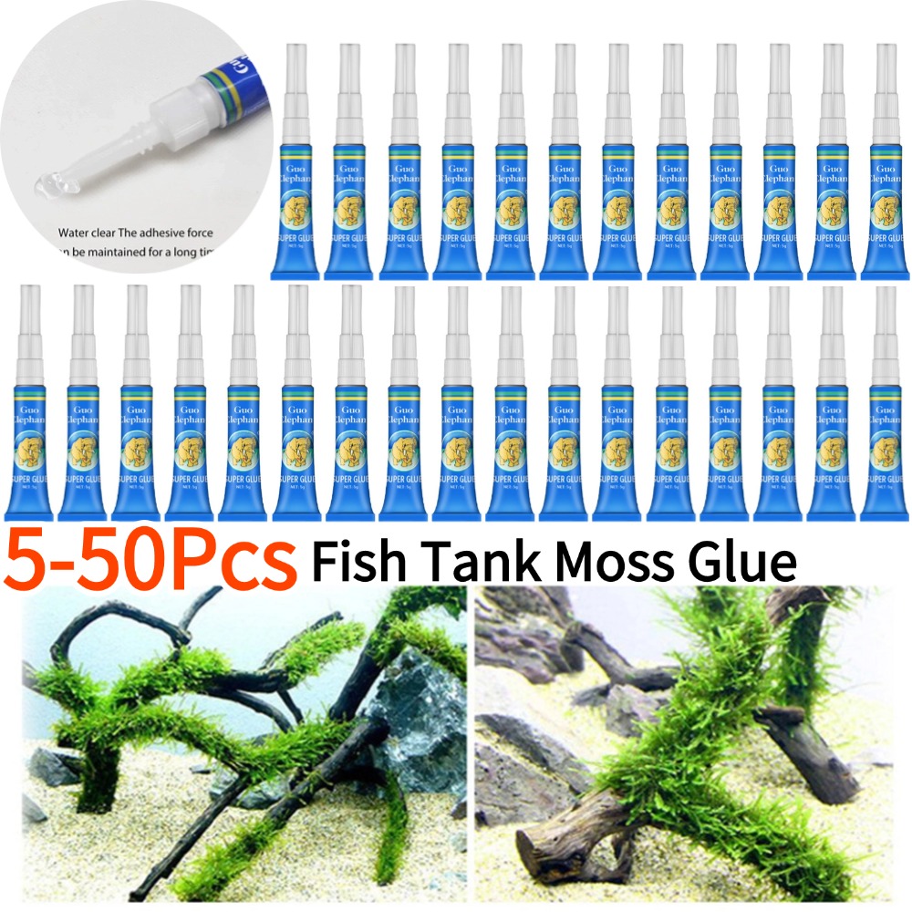 50-5 pièces Aquarium aménageme - Aquarium Plant Gel avis et prix